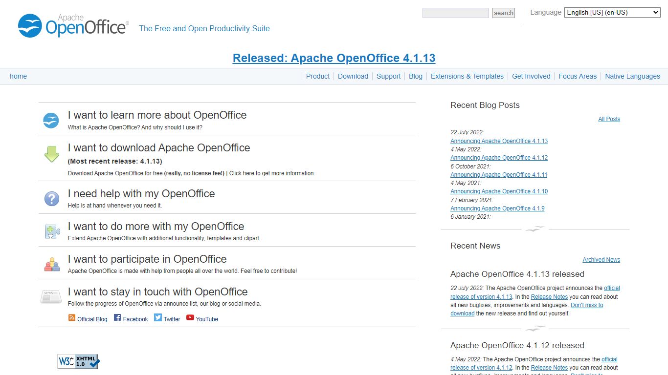 Apache OpenOffice - Official Site - The Free and Open Productivity Suite