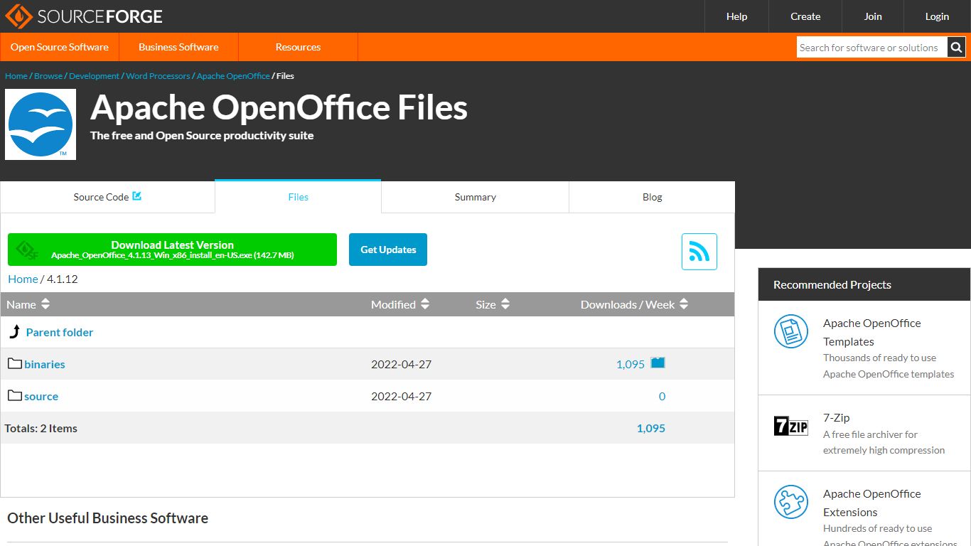 Apache OpenOffice - Browse /4.1.12 at SourceForge.net
