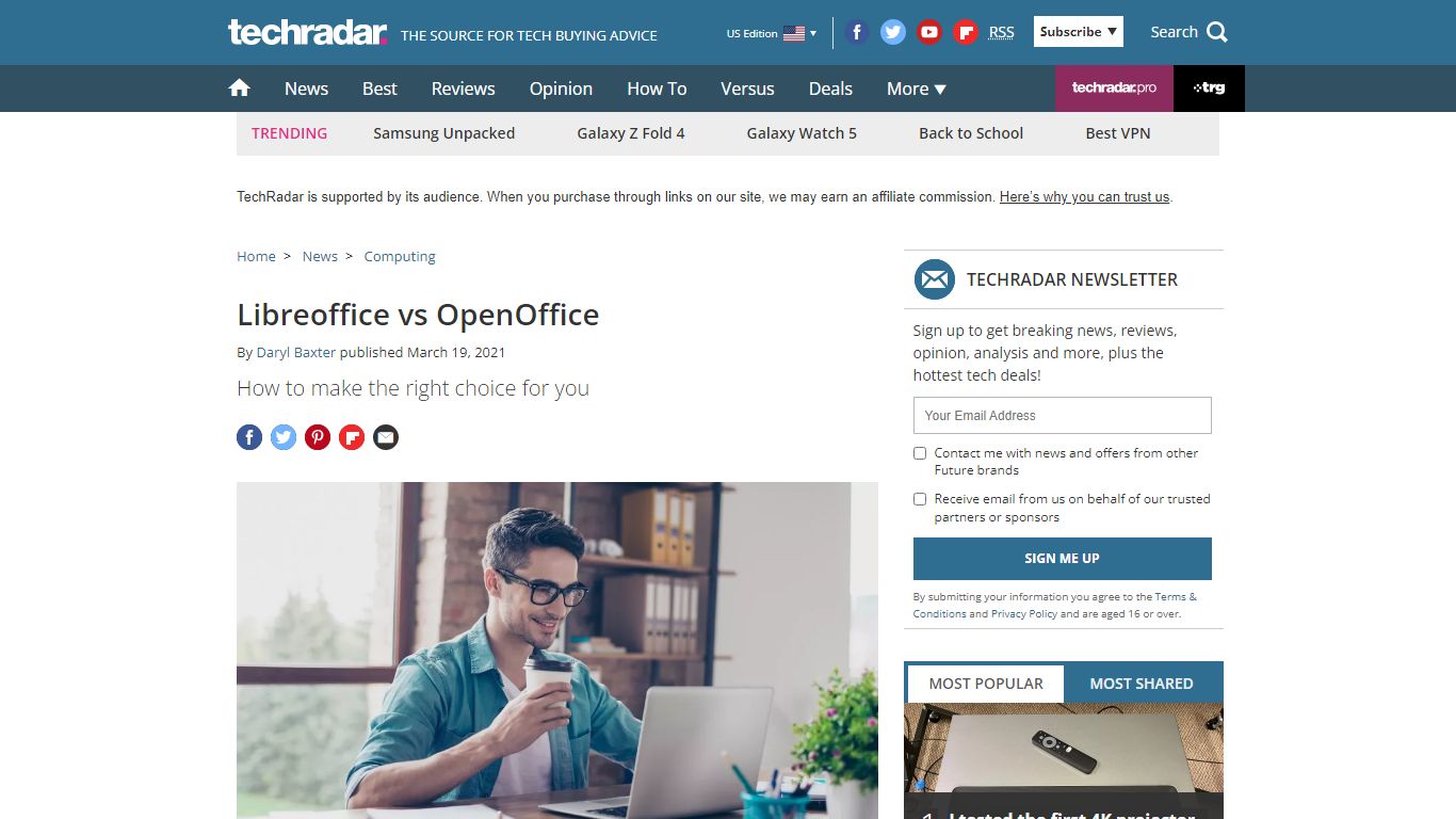 Libreoffice vs OpenOffice | TechRadar